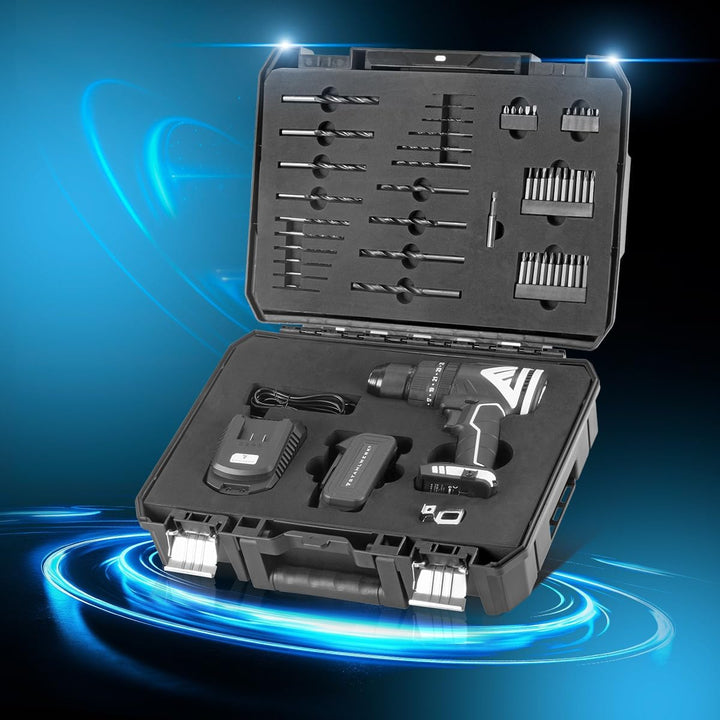 STAHLWERK Akku-Schlagbohrschrauber ASB-20 ST mit 20 Volt-System und Brushless-Technologie Akkuschrau