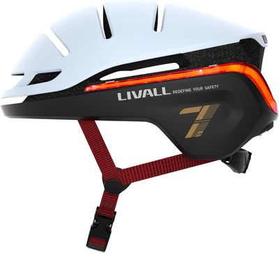 LIVALL Unisex – Erwachsene EVO21 Fahrradhelm, Weiss, S