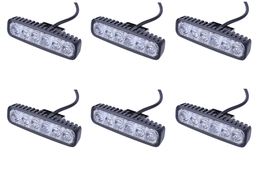 Greenmigo 6x 18W Led Scheinwerfer Offroad Lampe Flood Arbeitsscheinwerfer LED Arbeitslicht 12V 24V Z