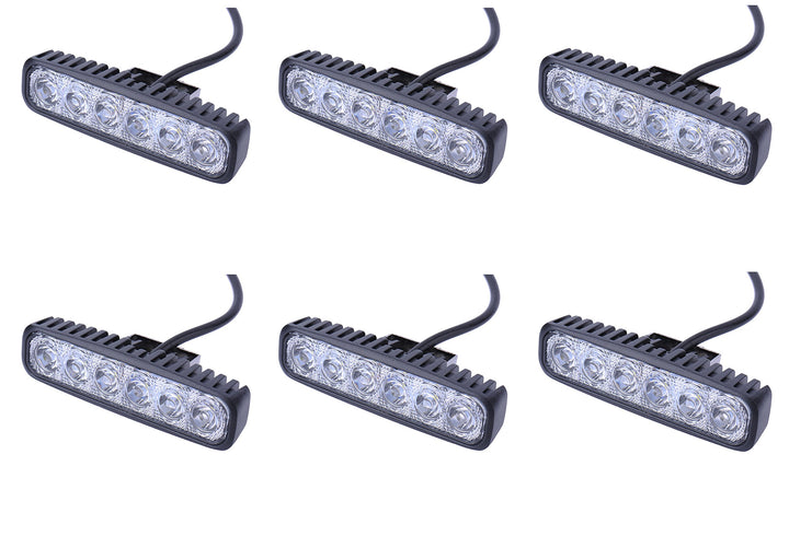 Greenmigo 6x 18W Led Scheinwerfer Offroad Lampe Flood Arbeitsscheinwerfer LED Arbeitslicht 12V 24V Z
