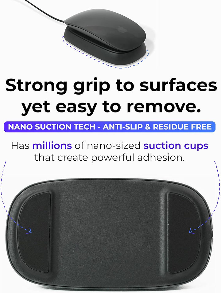 Ascrono - Ladestation kompatibel mit Magic Mouse - Schwarz - Perfektes Zubehör | Nutzbar als Ladesta