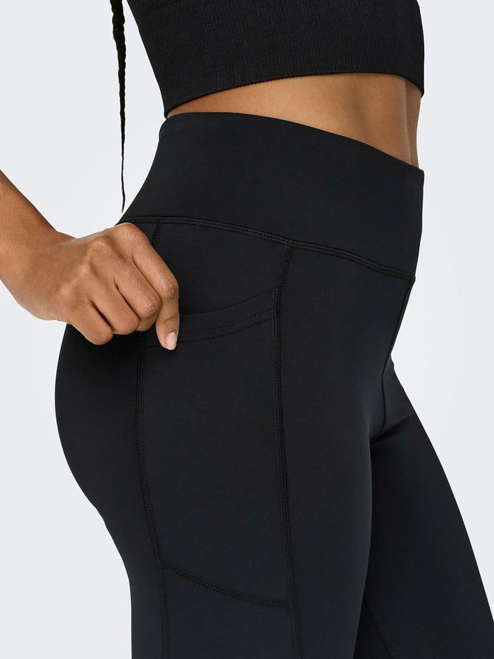 Only Play Female Sportleggings ONPMILA-2 Hohe Taille Enger Schnitt Sportleggings XS Schwarz, XS Schw