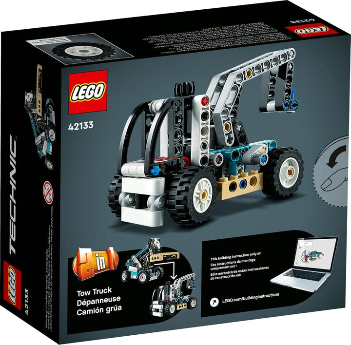 LEGO Technic Telehandler 42133 Model Building Kit; 2-in-1 Toy Designed for Kids Who Love Truck Toys;