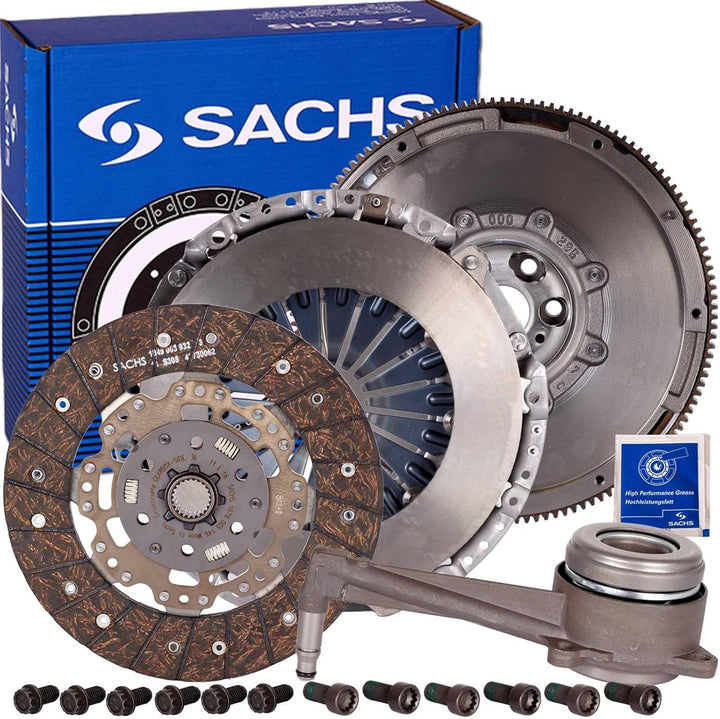 1x Original SACHS Kupplungssatz inkl. SACHS Zwei-Massen-Schwungrad + SACHS CLC Zentralausrücker