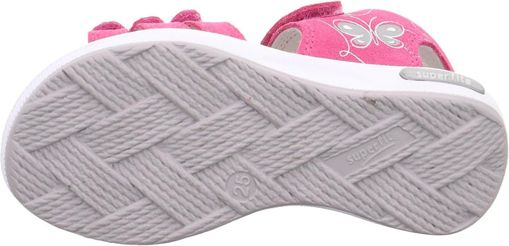 Superfit Mädchen Emily Sandale 28 EU Pink Silber 5510, 28 EU Pink Silber 5510