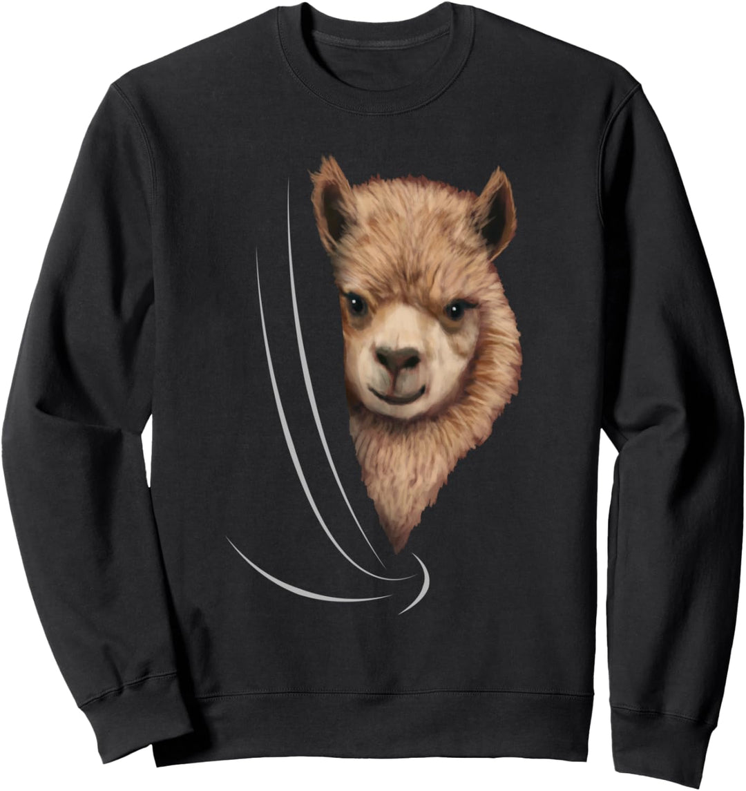 Lama kommt aus Kleidung Alpaka Kinder Geschenk Outfit Lama Sweatshirt