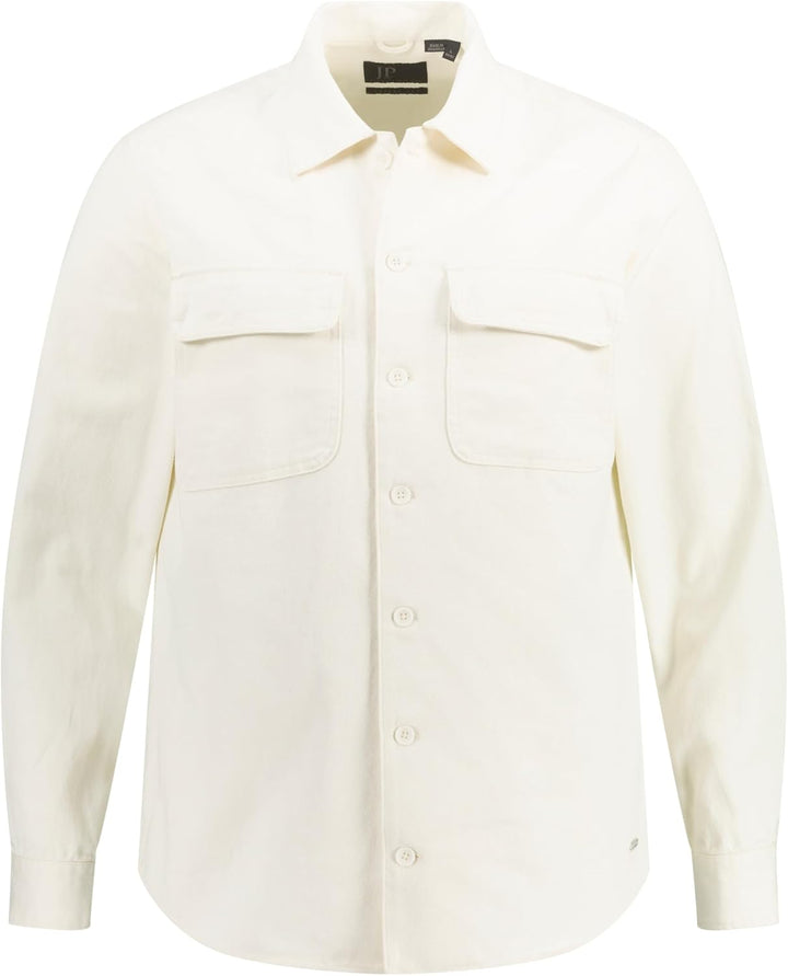 JP 1880 Herren grosse Grössen Übergrössen Menswear L-8XL Hemd, Overshirt, Langarm, Kentkragen, Moder