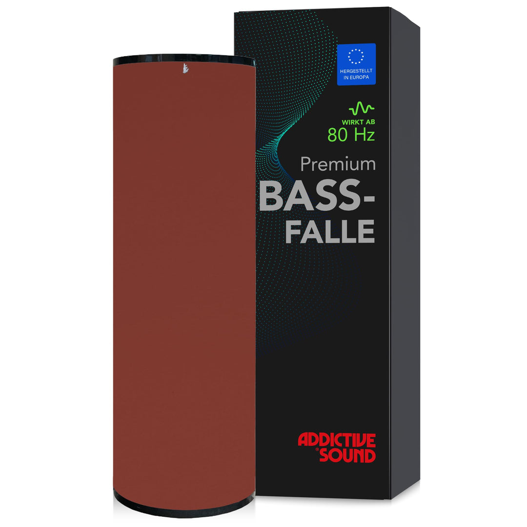 Addictive Sound Premium Schalldämmung Wand 100x30 cm Bassfalle - Akustikpaneele Wand zum Hause, Stud