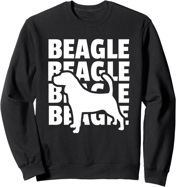 Beagle Retro Dog Hunde Lustiges Fun Design Sweatshirt