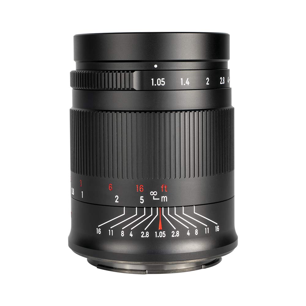 7artisans 50 mm f1.05 grosse Blende Vollrahmen manueller Fokus Objektiv kompatibel mit Canon R-Mount
