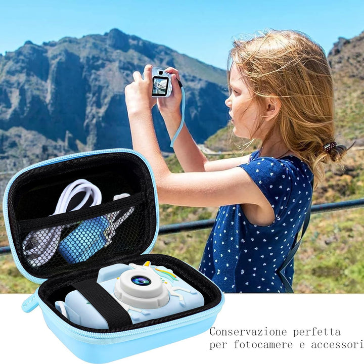 Leayjeen Kinderkamera Tasche Schutzhülle kompatibel mit Ainiv/Gofunly/GREPRO/NICEWIN/Gofunly/AONISE/