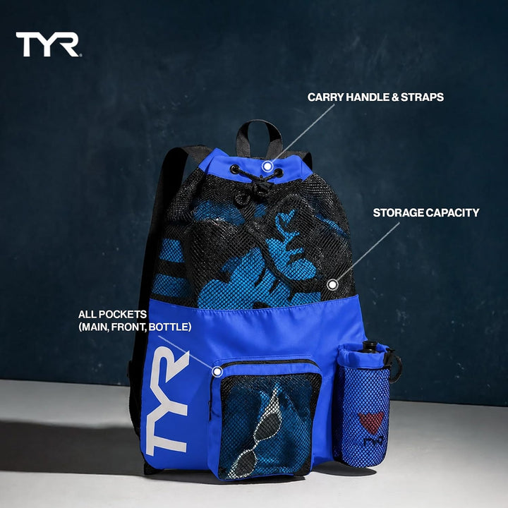 TYR Unisex Big Mesh Mummy Rucksack Tasche Einheitsgrösse Rosa, Einheitsgrösse Rosa