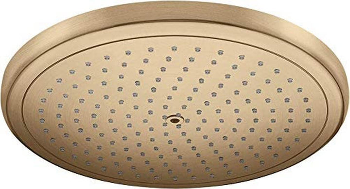 hansgrohe wassersparender Duschkopf Croma 280, Kopfbrause/Regendusche rund, 1 Strahlart, Brushed Bro