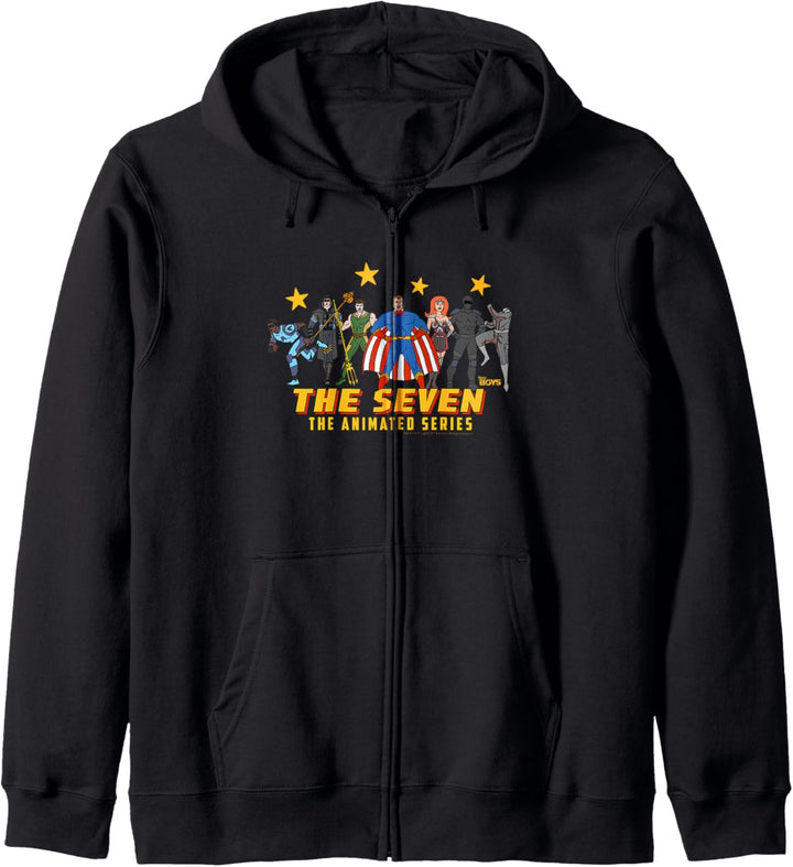 The Boys Cartoon Illustration Kapuzenjacke