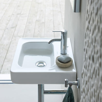 Duravit C.1 Waschtischarmatur, Grösse S (Auslauf Höhe 66 mm). Wasserhahn Bad mit Zugstangen-Ablaufga