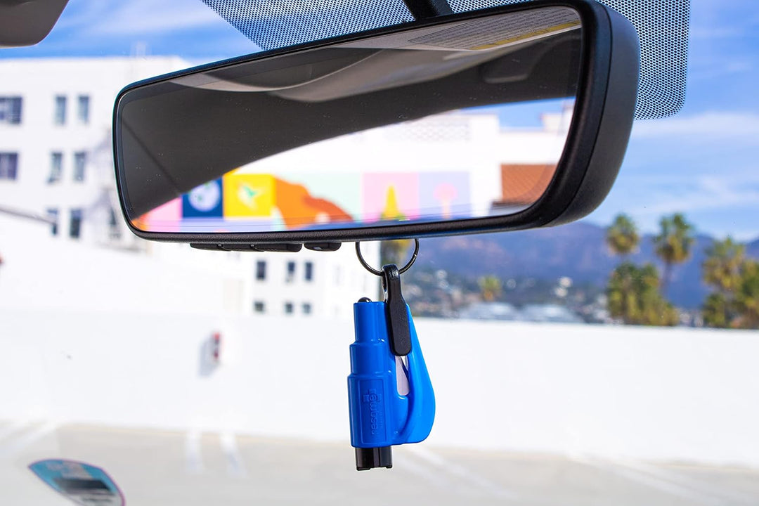 Resqme GBO-RQMTWIN-ROT Das Rettungswerkzeug als Schlüsselanhänger, Rot, 2er-Set 2er-Set Rot, 2er-Set