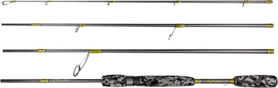 FISHN Reise Angelrute Explorer Reiserute - 213cm, 4-Teilig, Wurfgewicht 10-40gram mit Stabiler Trave