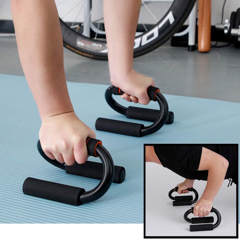 Decopatent Push up Balken - Set aus 2 Stück - Stabile Push up-Auflagen - S-Form für hohe Stabilität