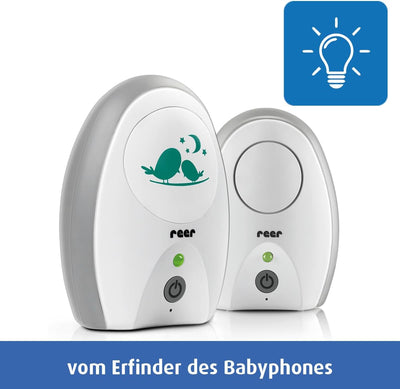 reer 50040 Babyphone Neo Digital – 100% abhörsicher, strahlungsarm, 250m Reichweite, 1 Stück (1er Pa