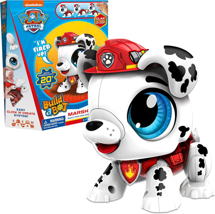 Goliath Build-A-Bot: Paw Patrol Marshall, Bausatz für Kinder ab 3 Jahren, MINT Educational Konstrukt