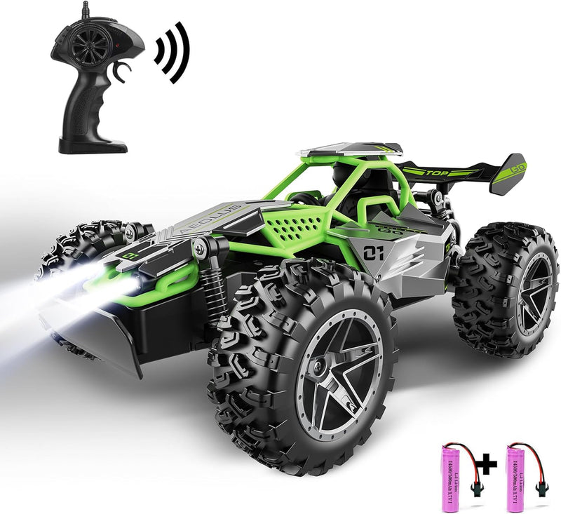 SZJJX Ferngesteuertes Auto ab 3 4 5 6 7 8+ Jahre,2.4Ghz RC Auto Spielzeug mit LED Blinken,Alloy Gehä