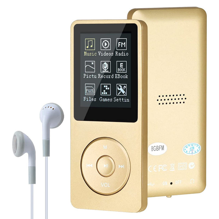 MP3-Player, MP3/MP4 digitaler Musik-Player, Lychee Upgrade, 8 GB, tragbarer HiFi-Sound, Musik-Player