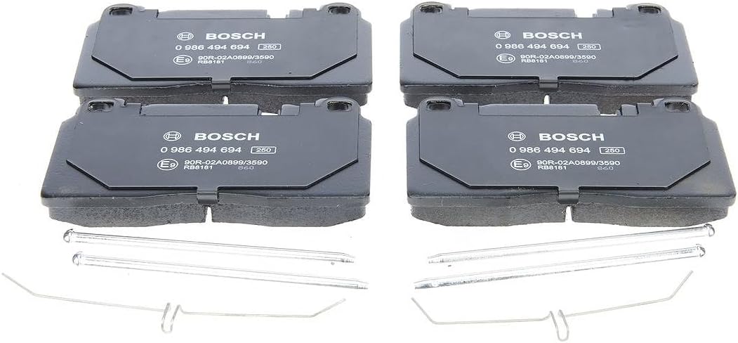 Bosch BP1689 Bremsbeläge - Vorderachse - ECE-R90 Zertifizierung - vier Bremsbeläge pro Set