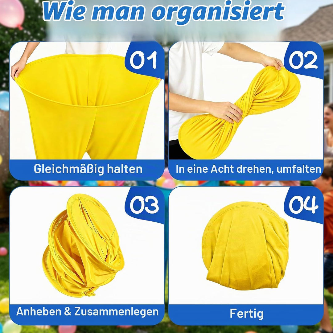 VEEKAY 538PCS Granny Pants Gartenspiel,2er-Pack übergrosse Granny Pants Hof-Spiel,Wurfspiele für Erw