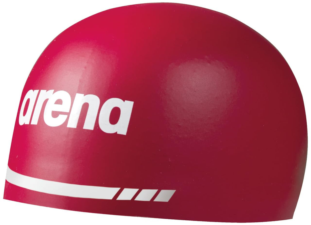 ARENA Unisex – Erwachsene 3D Soft Badekappen L Red, L Red