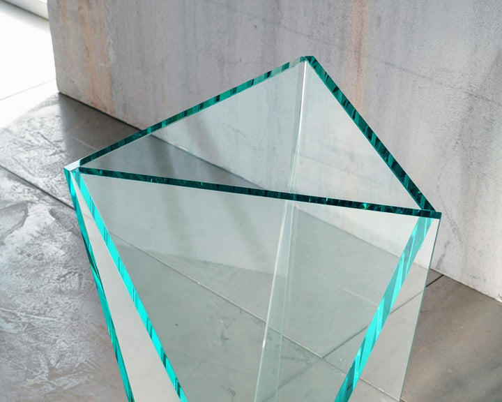 IMAGO FACTORY Drop | Schirmständer aus transparentem Glas – Schirmständer für den Innenbereich, mit