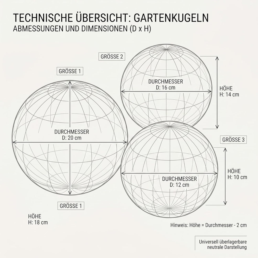 Teramico Dekokugel Gartenkugel glasiert -Blau, Grün, Anthrazit, Türkis, Aqua- sehr hochwertig frostf