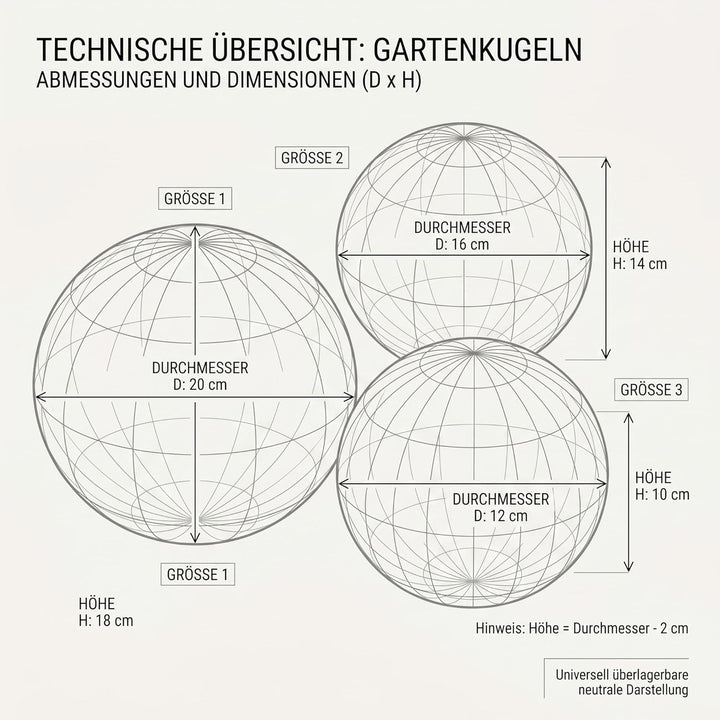 Teramico Dekokugel Gartenkugel glasiert -Blau, Grün, Anthrazit, Türkis, Aqua- sehr hochwertig frostf