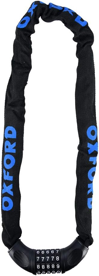 Oxford Unisex Combi chain6 X Rund, Schwarz, 0,9 m x 6 mm
