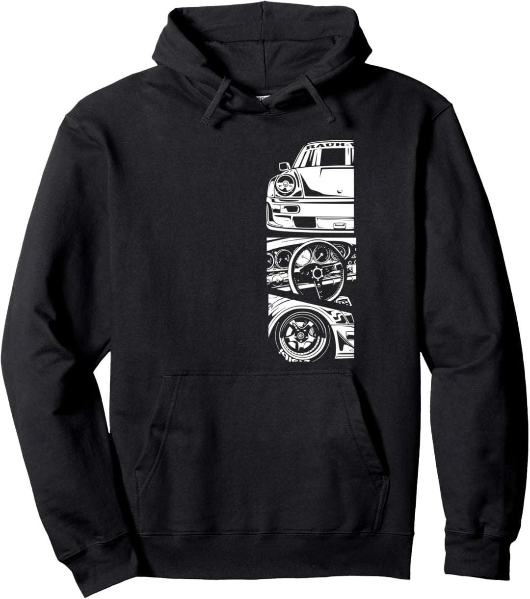 JDM x Oldtimer Fan Rwb Retro Tuning Classic Car Auto Pullover Hoodie