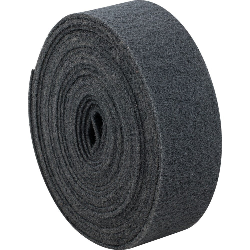 PFERD Vliesbandrolle | 100mm x 10m Siliciumcarbid SiC400| 45018440 – für Feinschliff & Finish SiC Kö