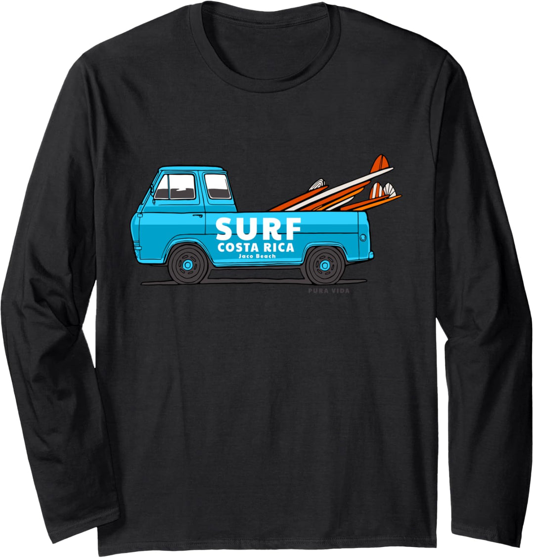 Surfen Sie in Costa Rica Langarmshirt