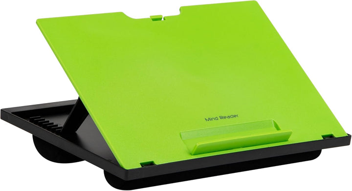 Mind Reader Laptop-Ständer, Betttablett, zusammenklappbar, Kissen, tragbar, Wohnheim, Kunststoff, 37