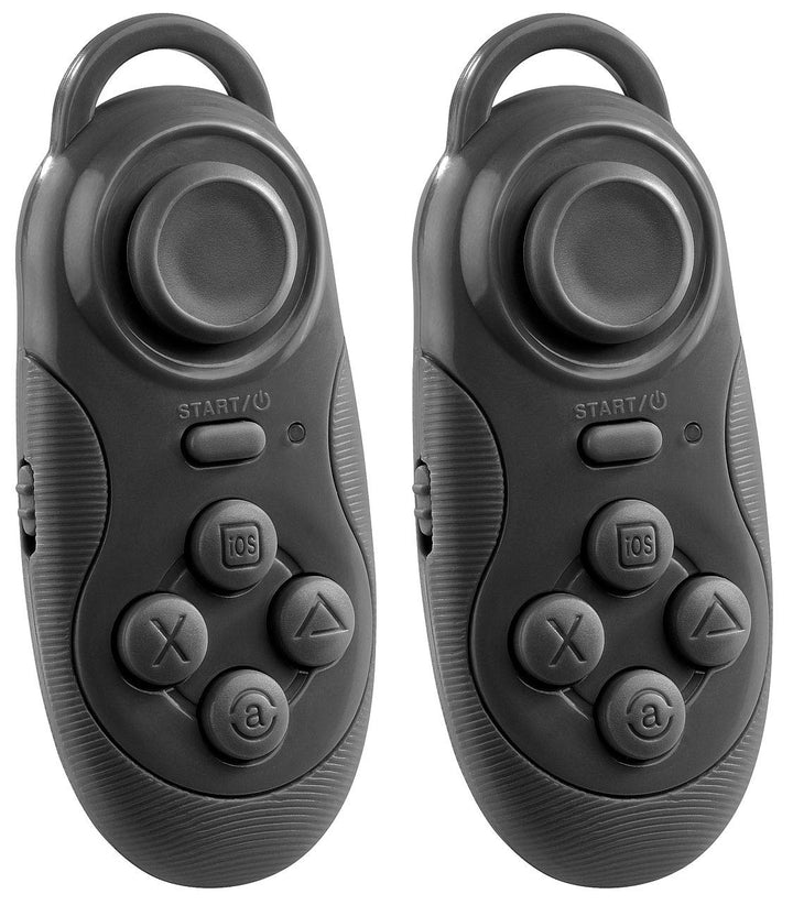 auvisio Mini Controller PC: 2er-Set Mini-Akku-Game-Controller & Fernbedienung, Bluetooth (Mini Joyst