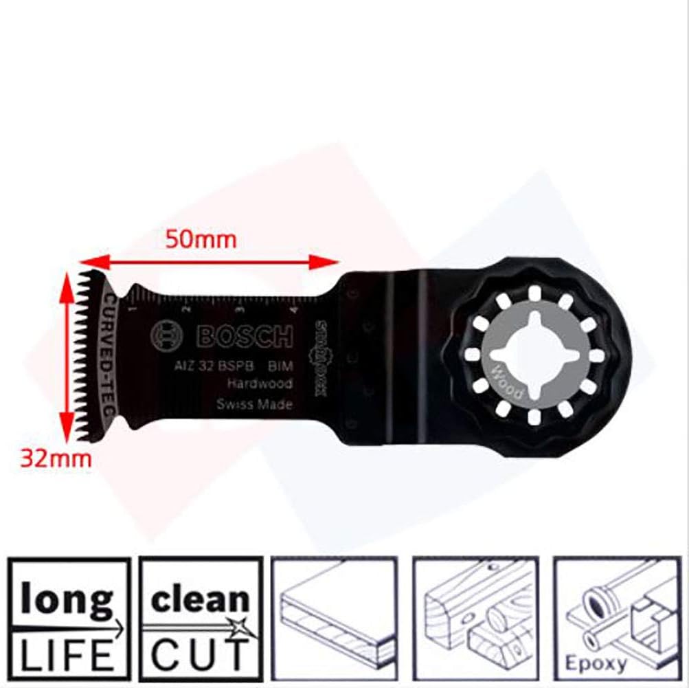 Bosch Professional 5 tlg. Starlock Carbide Tauchsägeblatt/Segmentsägeblatt Set (für Holz und Metall,
