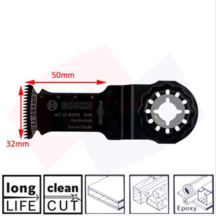 Bosch Professional 5 tlg. Starlock Carbide Tauchsägeblatt/Segmentsägeblatt Set (für Holz und Metall,