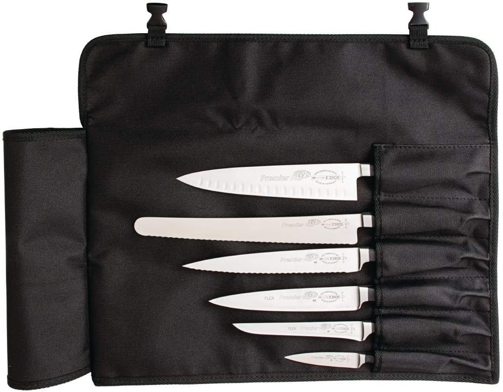 F. DICK Rolltasche für Messer (ohne Inhalt, Platz für 7 Messer, stabil)