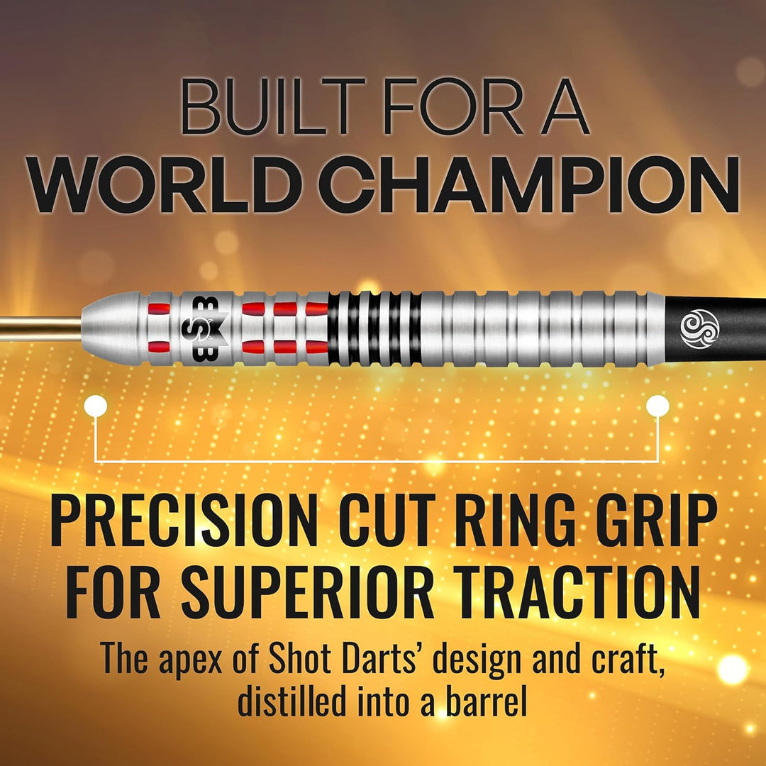 Shot! Steel Darts Michael Smith Bully Boy Achieve Matchdart 90% Tungsten Steeltip Darts Steeldart Ho