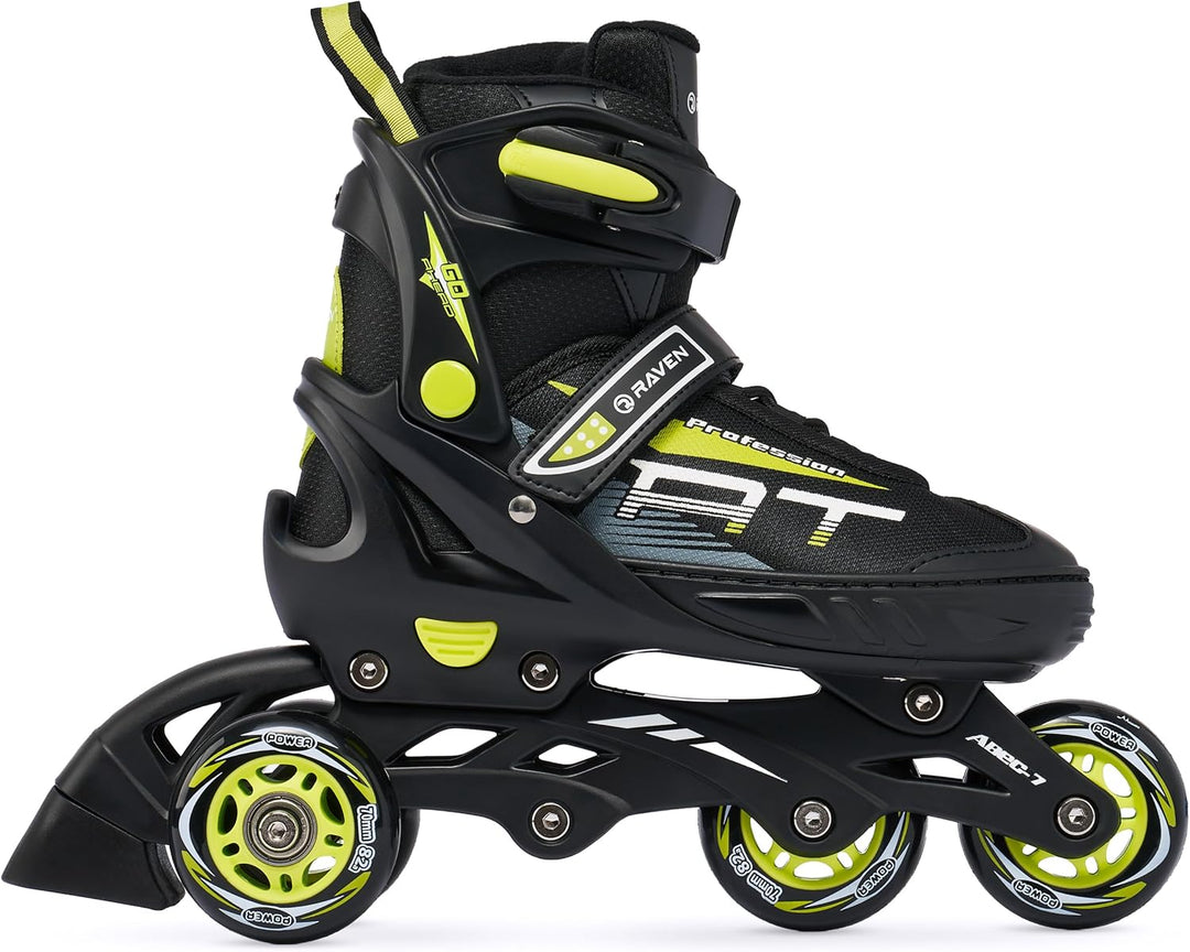 RAVEN Profession 3in1 Inlineskates Triskates Rollschuhe Inliner für Kinder und Erwachsene verstellba