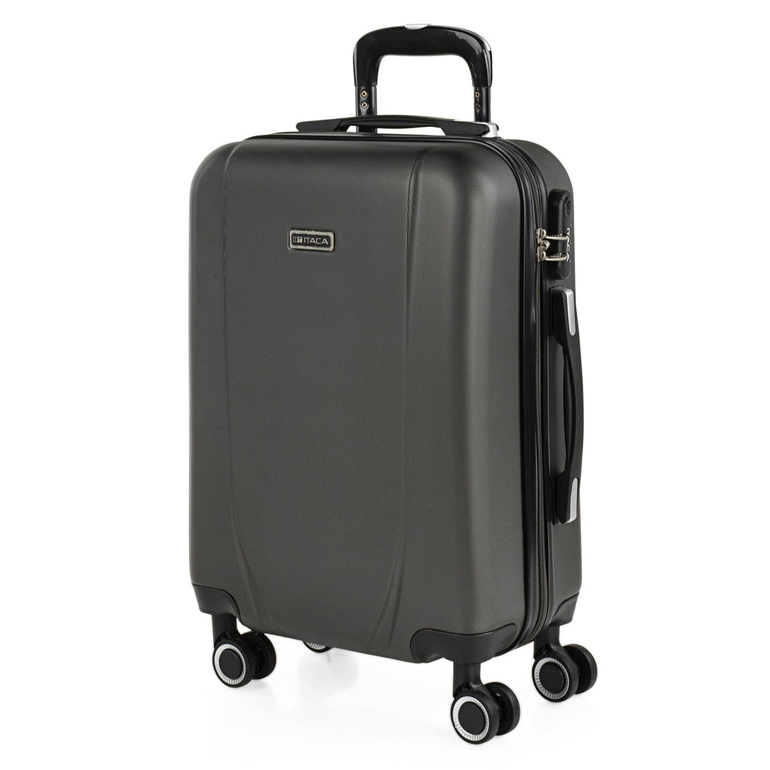 ITACA - Trolley Handgepäck Cabin Trolley Koffer Reisekoffer Hartschalenkoffer mit Zahlenschloss - Ka