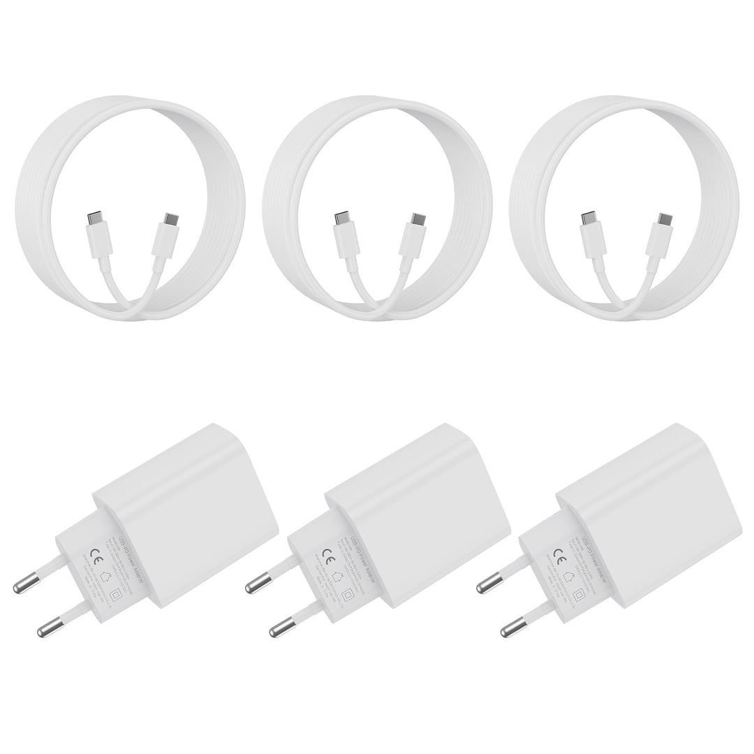 30W USB C Ladegerät, Schnellladegerät mit 2M Schnellladekabel for iPhone 17 16 15/17 16 15 Pro/17 16