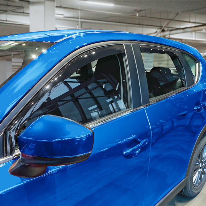 Goodyear Windabweiser für Mazda CX-5 2017-2023 Autofenster Regenschutz, Regenabweiser, Integrierte D