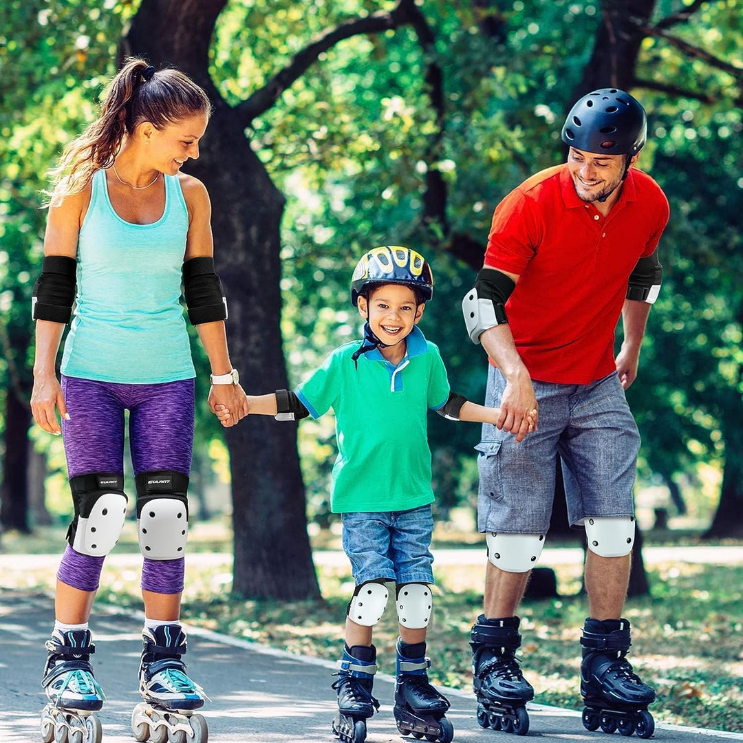 ONTYZZ Knieschoner Set Ellbogenschützer Handgelenkschützer 6 in 1 Protektoren Set Schutzausrüstung E