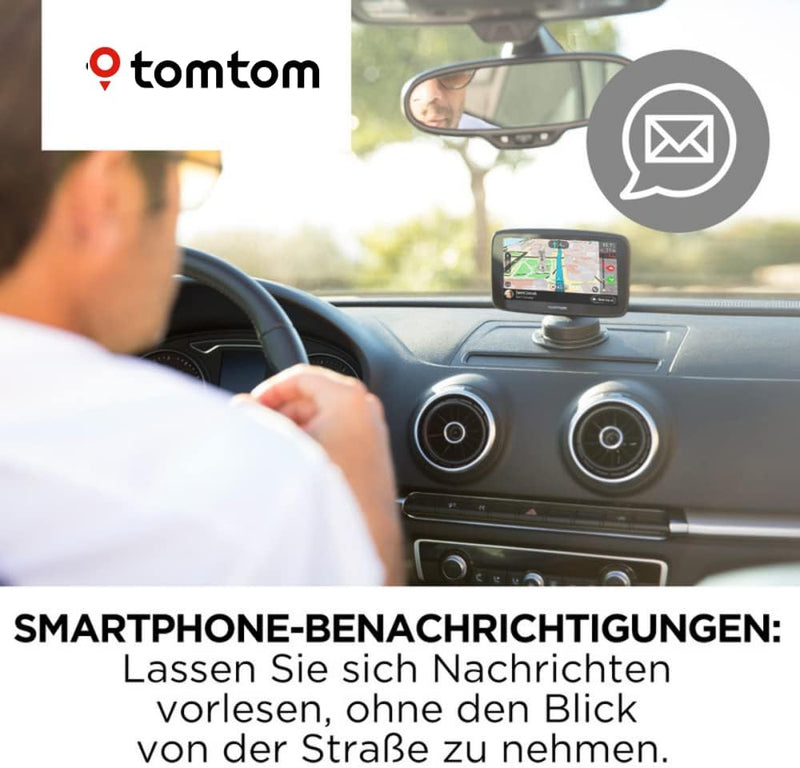 TomTom Navigationsgerät GO Essential (5 Zoll, Stauvermeidung dank TomTom Traffic, Karten-Updates Eur