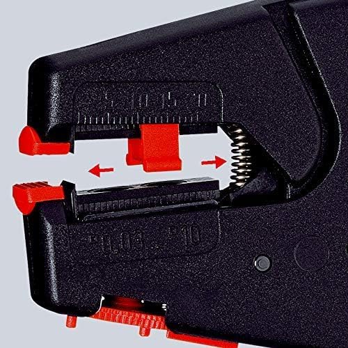 Knipex Selbsteinstellende Abisolierzange 200 mm (SB-Karte/Blister) 12 40 200 SB
