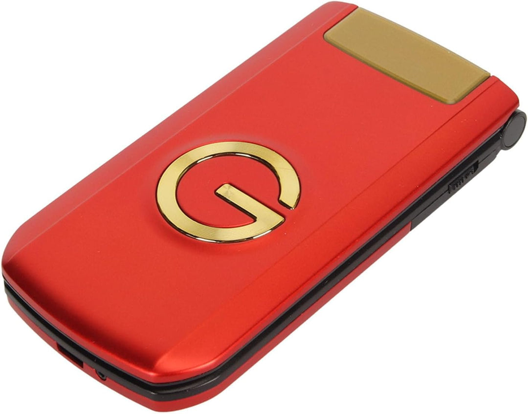 G9000 Flip Phone Entsperrtes GSM-Dual-SIM-Handy für Senioren (Rot) EU-Stecker Rot, EU-Stecker Rot